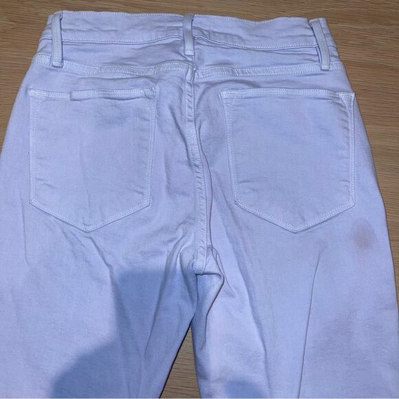 FRAME Le High Skinny Raw Edge Jeans Lavender 26 - Picture 10 of 12